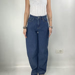 Jeans wide leg vita alta - Ofelia LAF292 DENIMSCURO OFELIA 
