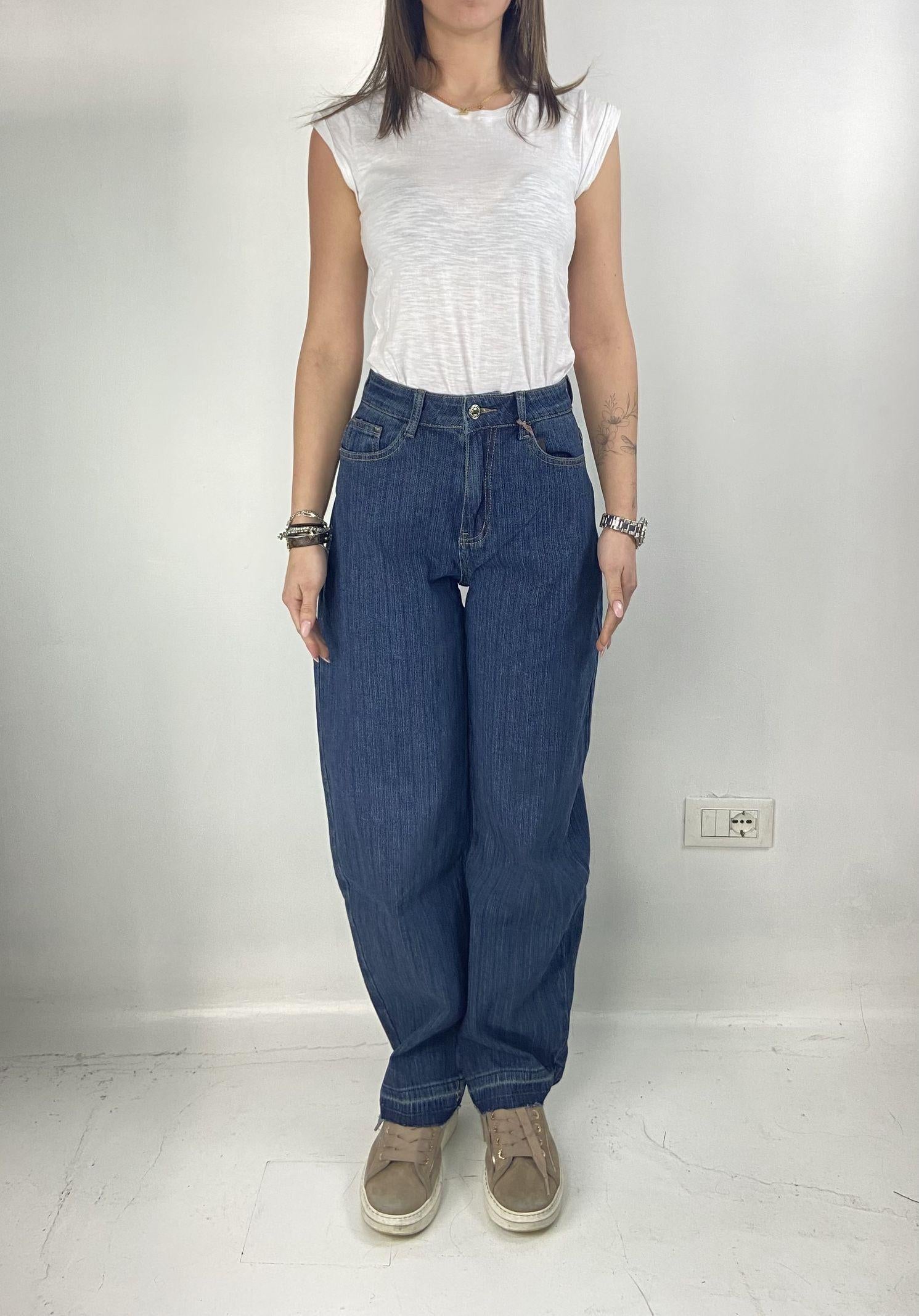 Jeans wide leg vita alta - Ofelia LAF292 DENIMSCURO OFELIA 