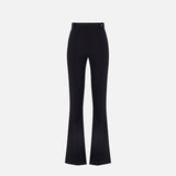 Pantalone in doppio crepe - Elisabetta Franchi PA16961E2 110 ELISABETTA FRANCHI 
