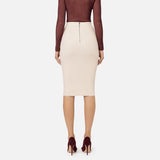 Gonna midi in punto resca - Elisabetta Franchi GK05B47E2 193 ELISABETTA FRANCHI 