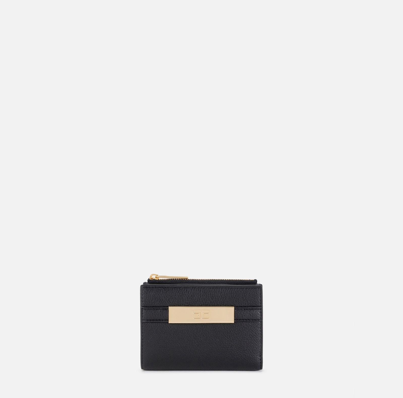 Portafoglio con placca logo - Elisabetta Franchi PF61A56E2 110 ELISABETTA FRANCHI 