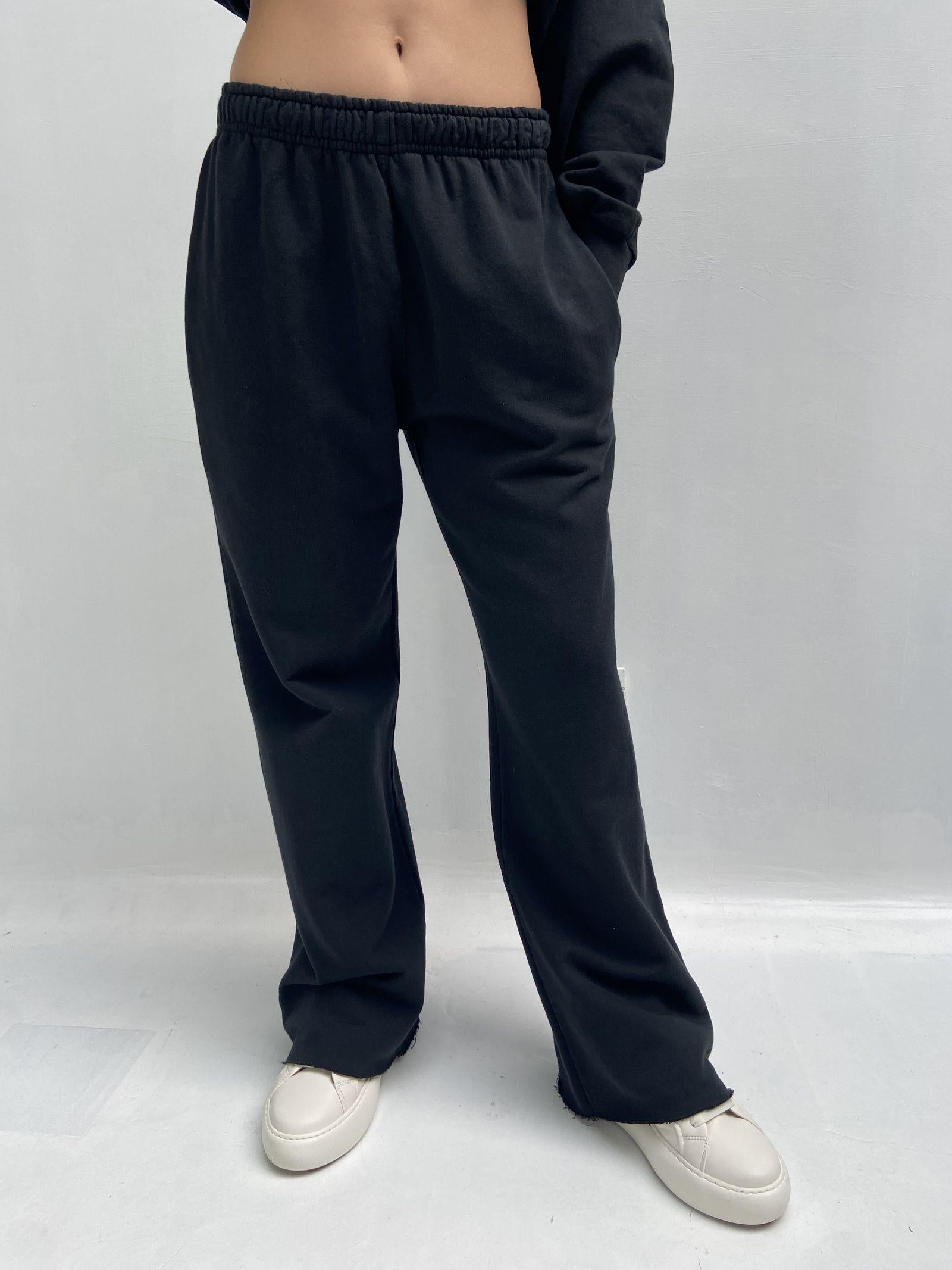 Pantalone con elastico A1263 NERO OFELIA 