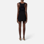 Gonna in crepe bicolore - Elisabetta Franchi GO07951E2 685 ELISABETTA FRANCHI 