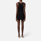 Gonna in crepe bicolore - Elisabetta Franchi GO07951E2 685 ELISABETTA FRANCHI 