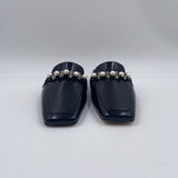 Sabot con perle e borchie 602 NERO CHIARINI 