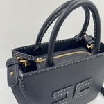Tote con impunture a contrasto - Elisabetta Franchi BS08A51E2 110 ELISABETTA FRANCHI 