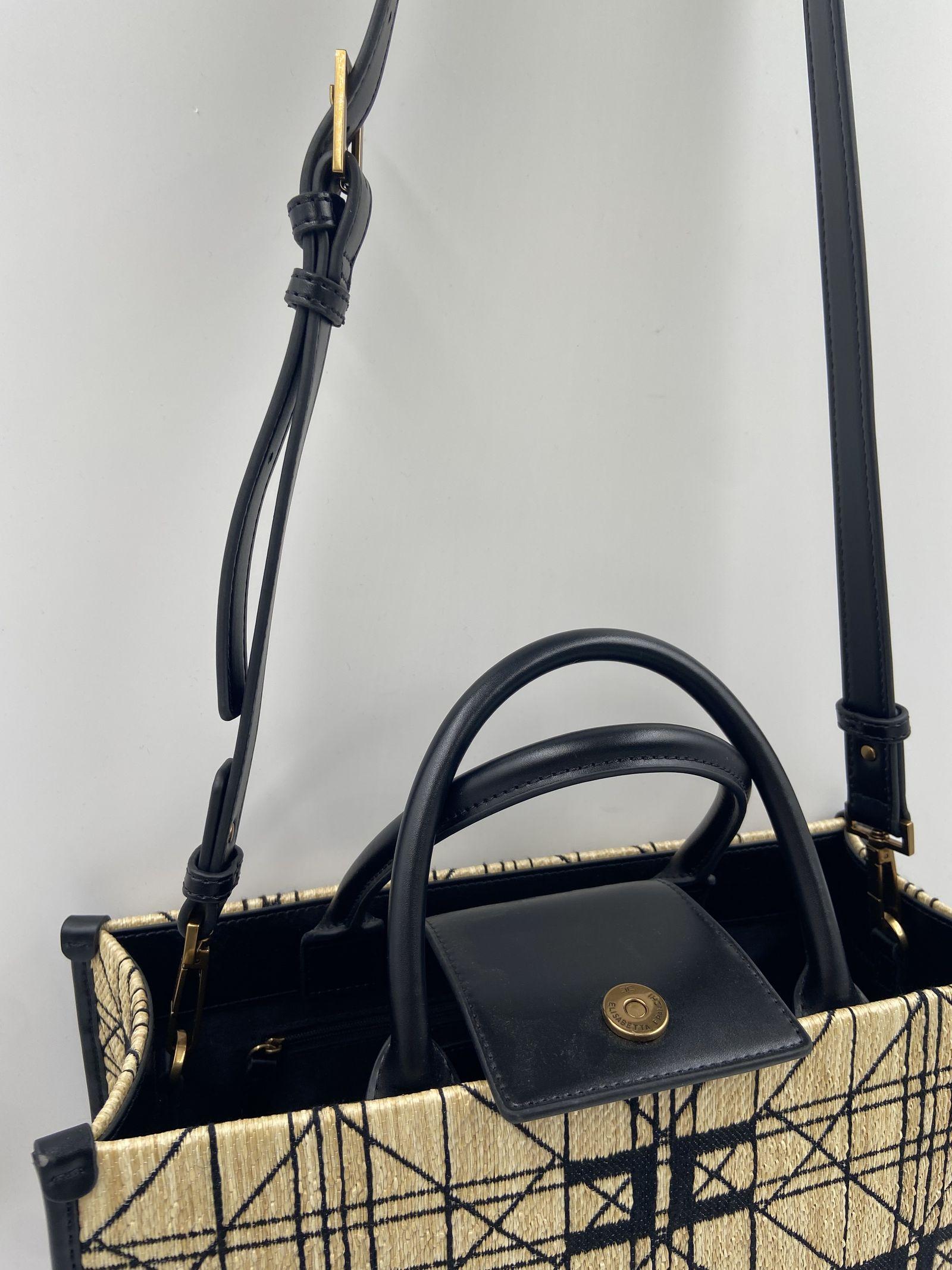 Borsa Shopper in tessuto jacquard - Elisabetta Franchi BS15A41E2 BD9 ELISABETTA FRANCHI 
