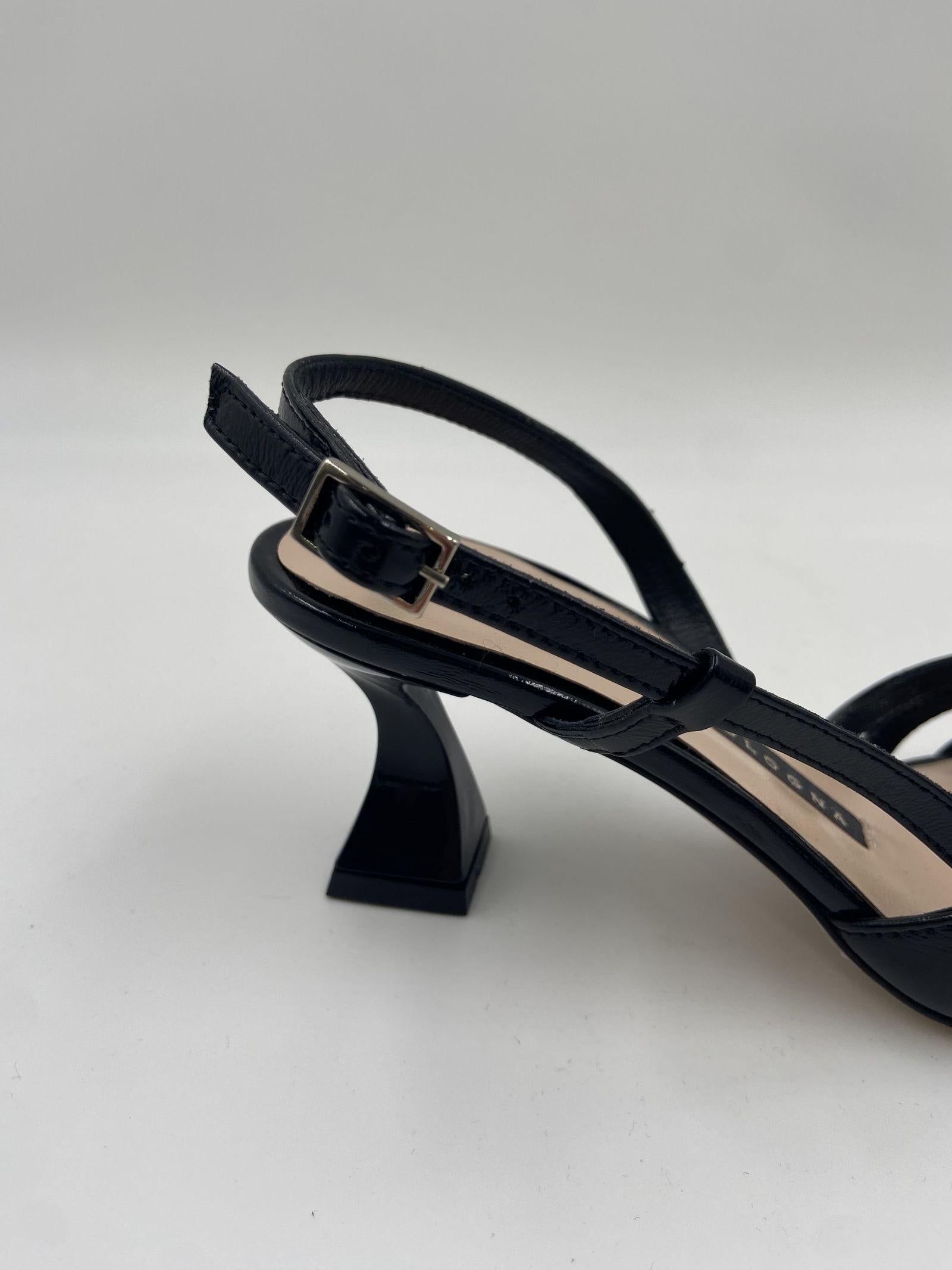 Slingback fibbie nere - Chiarini 600 NERO CHIARINI 