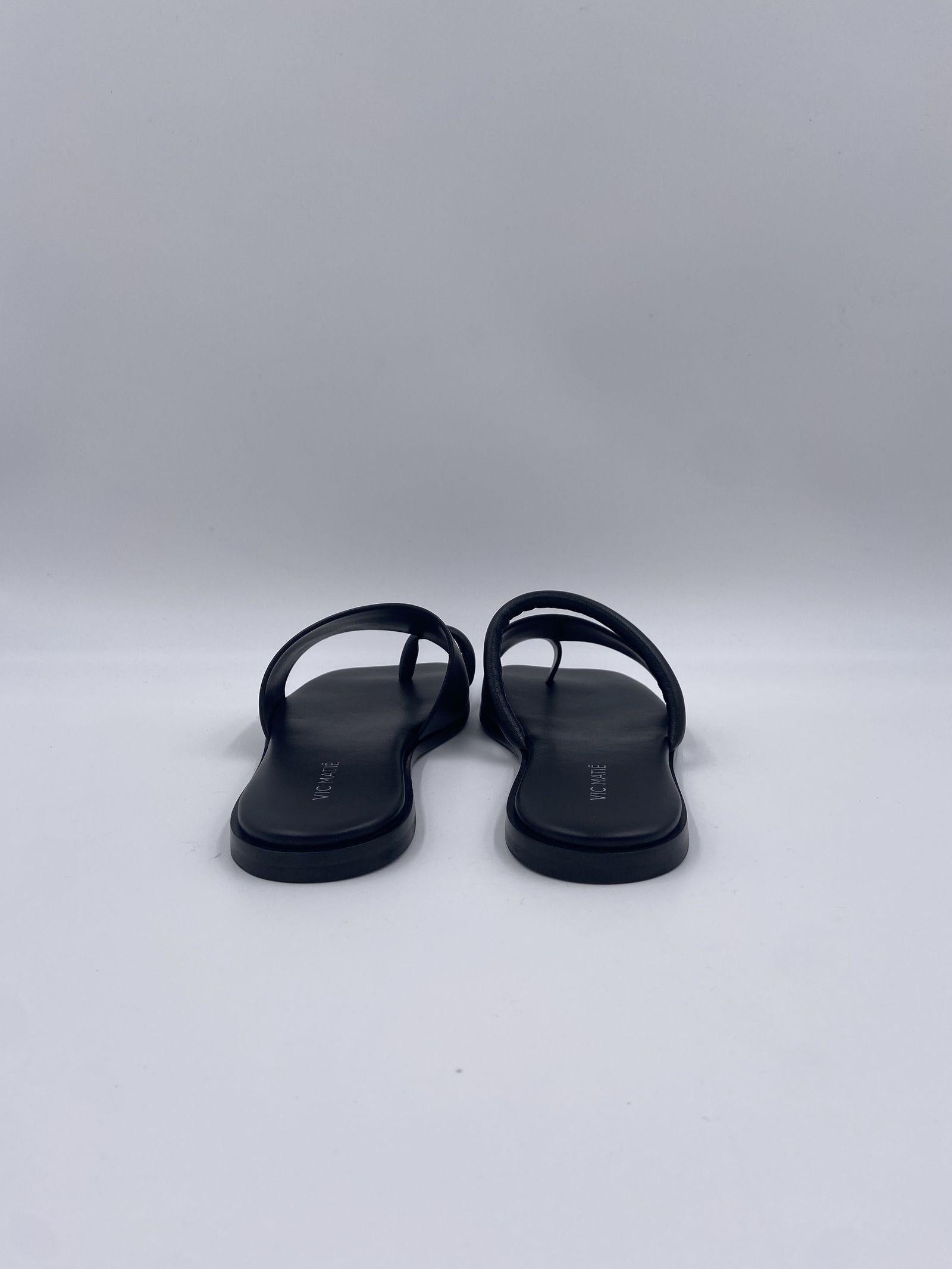 Square Open sandalo comby monodito nero 1G3768D 101 VIC MATIE' 