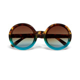 Occhiale da sole Round Monica OK014HB AZZURRO OKKIA 