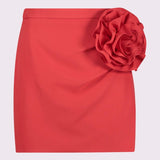 Minigonna con fiore 511FD75008 2482 GAUDI' 