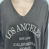 T-shirt stampa Los Angeles 2831LOSANGELES MORO OFELIA 