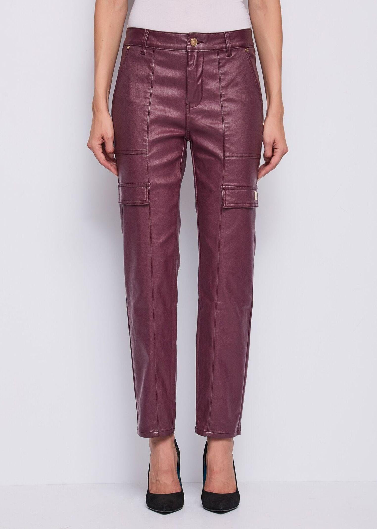 Pantaloni cargo in similpelle 521BD25017 2416 GAUDI' 