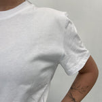 T- shirt girocollo L8869 BIANCO OFELIA 