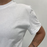 T- shirt girocollo L8869 BIANCO OFELIA 
