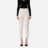 Pantalone slim in crèpe - Elisabetta Franchi PA07751E2 193 ELISABETTA FRANCHI 