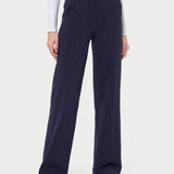 Pantalone gessato a palazzo