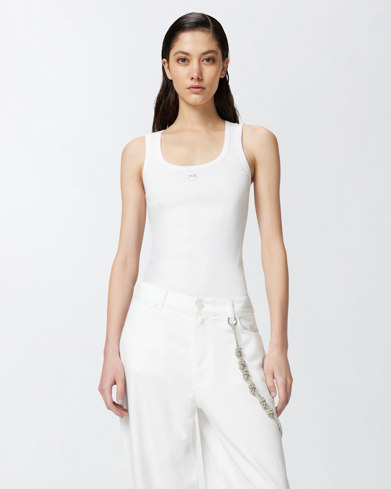 Top canotta a costine - Pinko 100807-A2C1 Z04 PINKO 