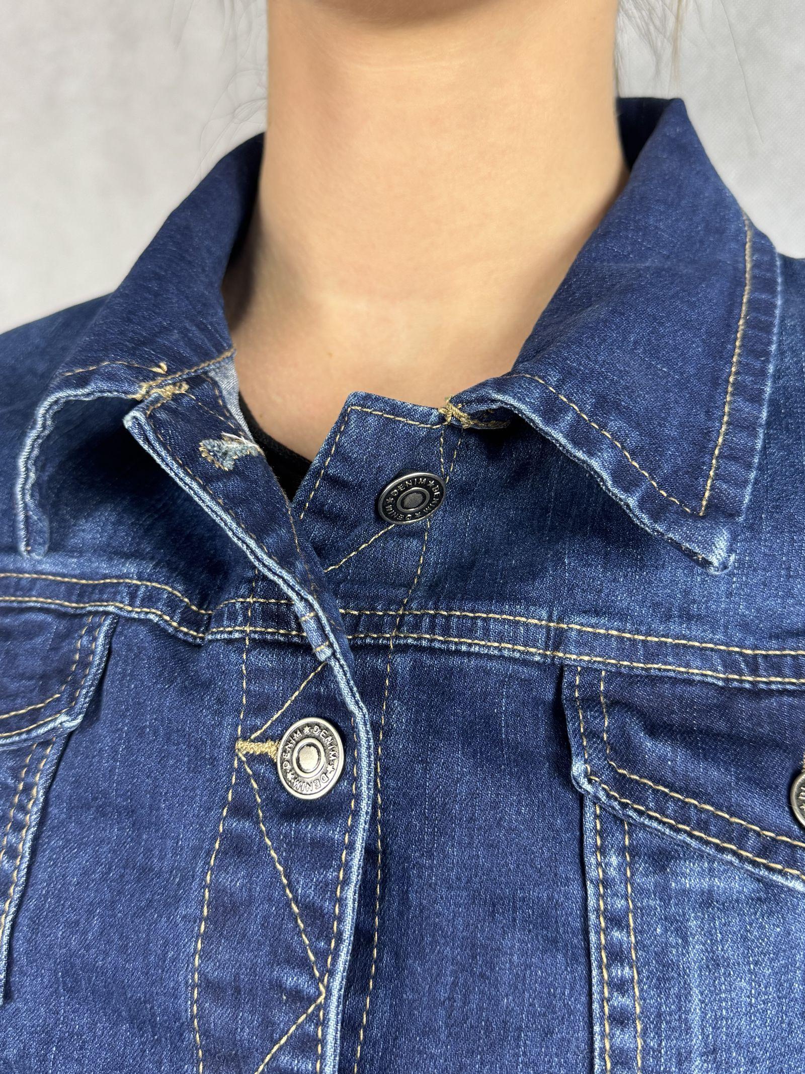 Giubbotto corto in denim con orsetti 515803JC759ORSETTO DENIM OFELIA 