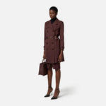 Trench con impunture - Elisabetta Franchi SP00251E1 644 ELISABETTA FRANCHI 