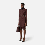 Trench con impunture - Elisabetta Franchi SP00251E1 644 ELISABETTA FRANCHI 