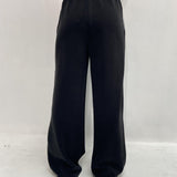 Pantalone gamba ampia Z6034 NERO OFELIA 