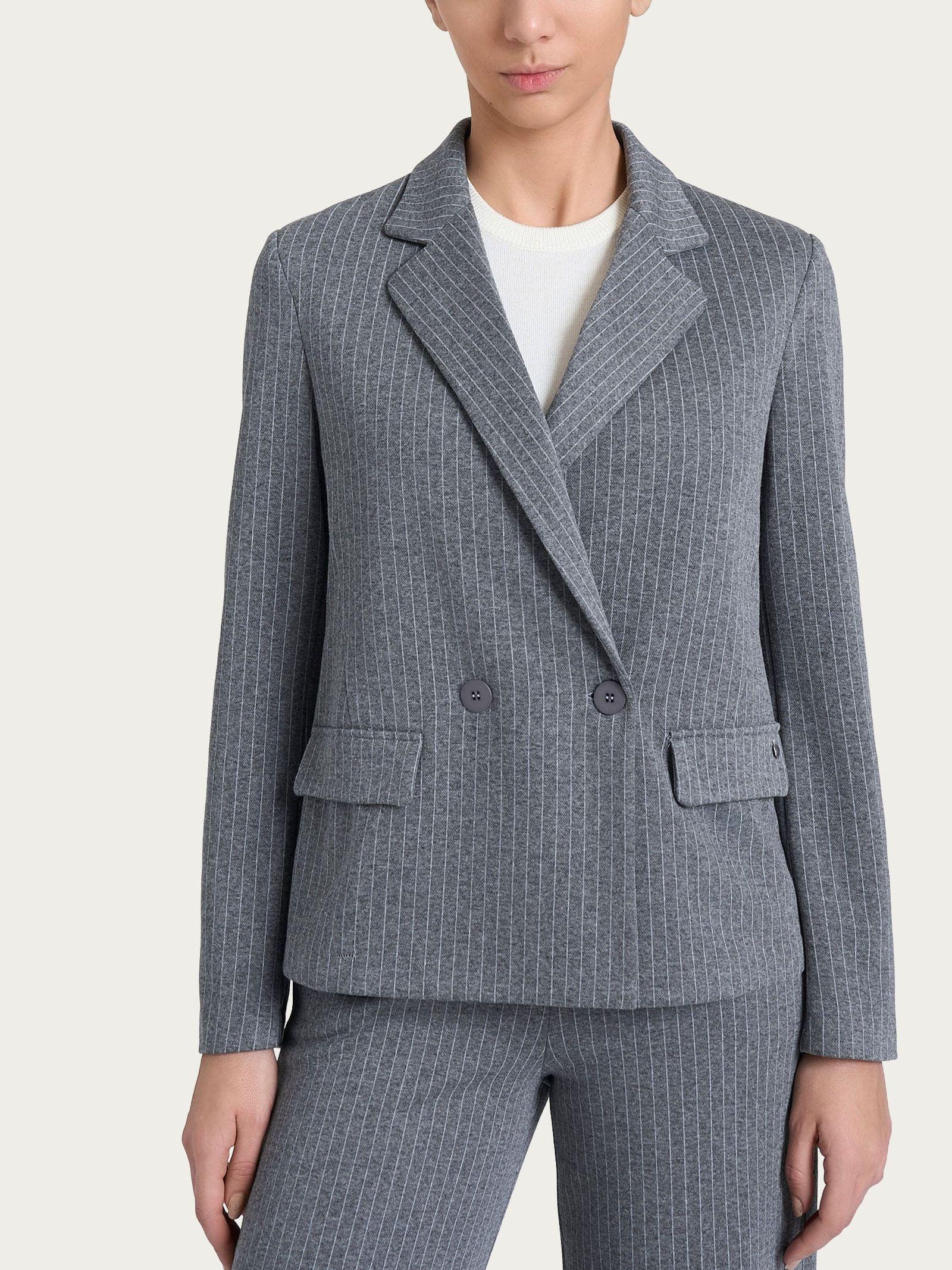 Giacca gessata doppio petto DR48G6FW25 202MF RAGNO 