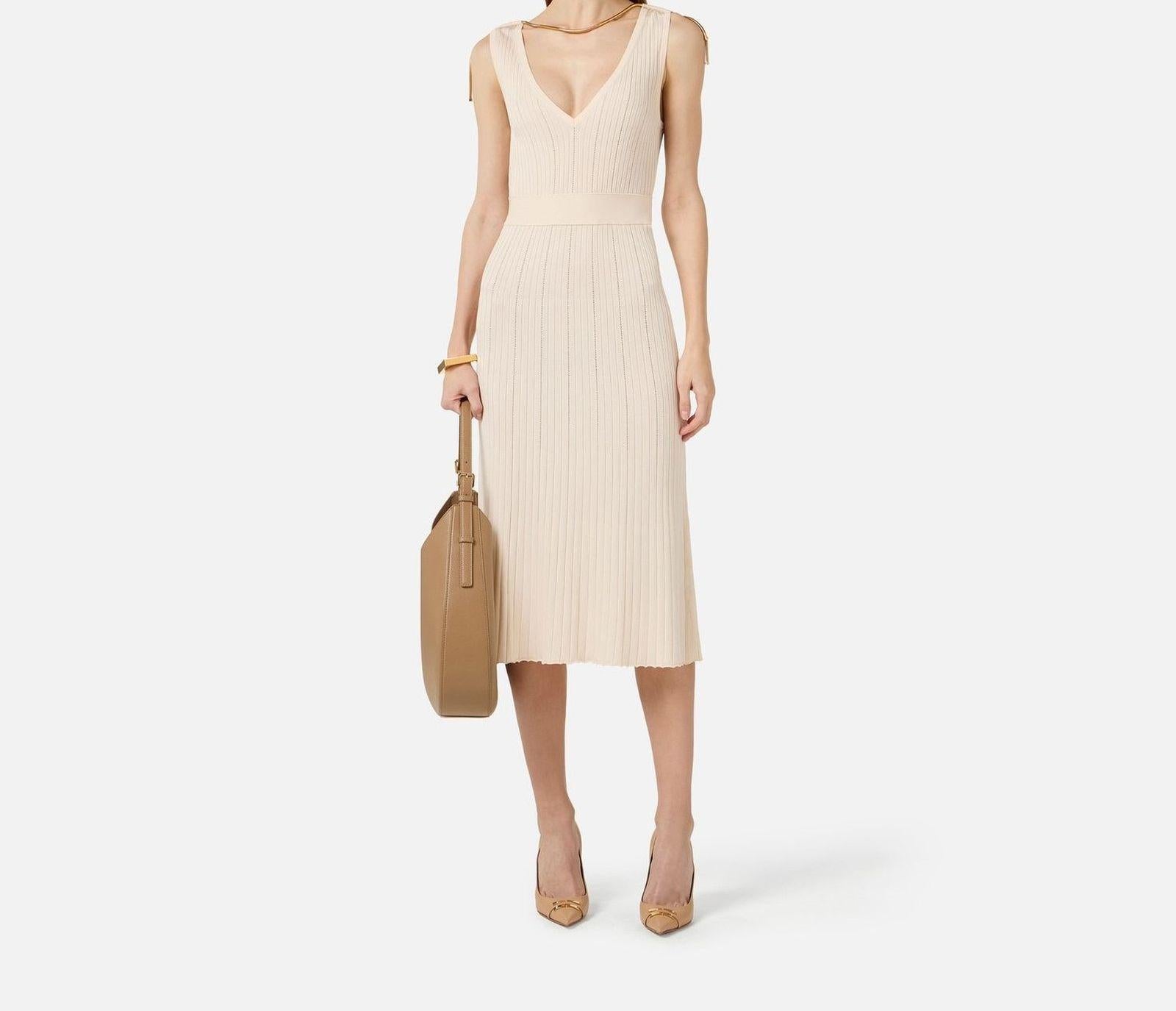 Abito in maglia à jour - Elisabetta Franchi AM18S61E2 193 ELISABETTA FRANCHI 