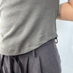 T-shirt fondo arrotondato - Eleh SS260143 GRIGIOFANGO ELEH 