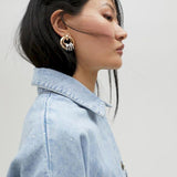 Giacca denim con strass