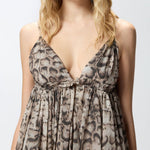 Abito Adrano mussola stampa - Pinko 106917A3AP CZ9 PINKO 