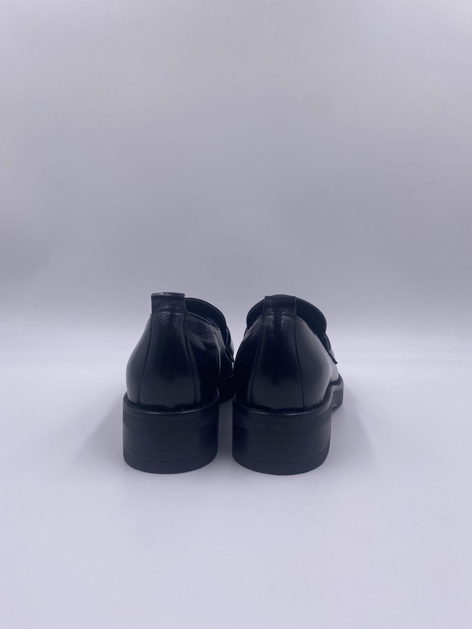 Mocassino pelle nera 216 NERO CHIARINI 