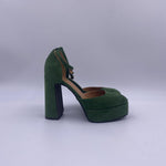 Sandalo con plateau - Ofelia 2195 VERDE OFELIA 