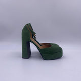 Sandalo con plateau - Ofelia 2195 VERDE OFELIA 