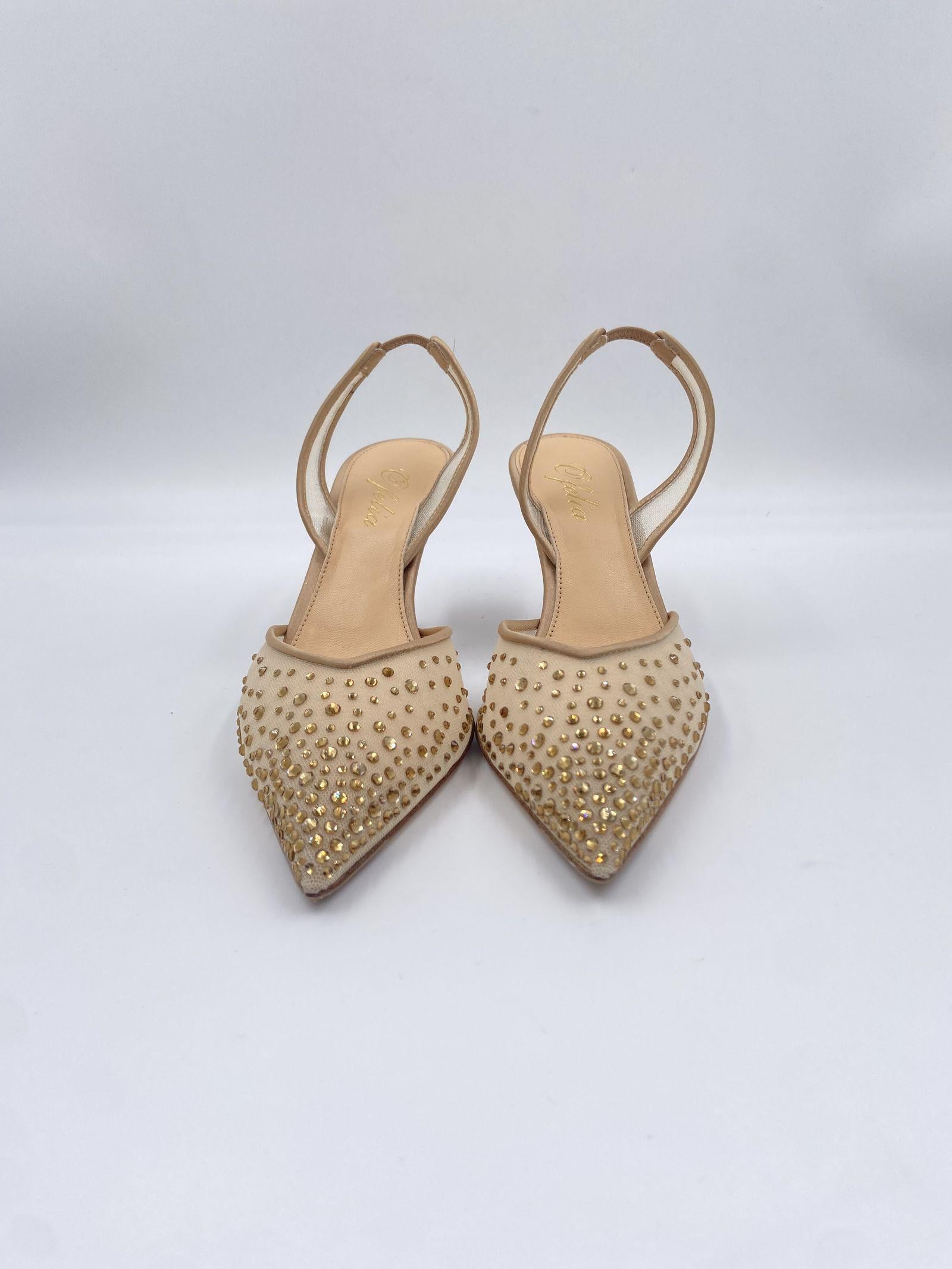 Slingback con perline - Ofelia 3048 NUDE OFELIA 