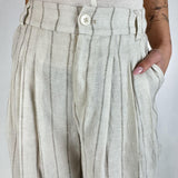 Pantalone con motivo a righe - Eleh SS260272 ECRU ELEH 