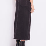 Gonna in denim con strass 421BD76001 00 GAUDI' 