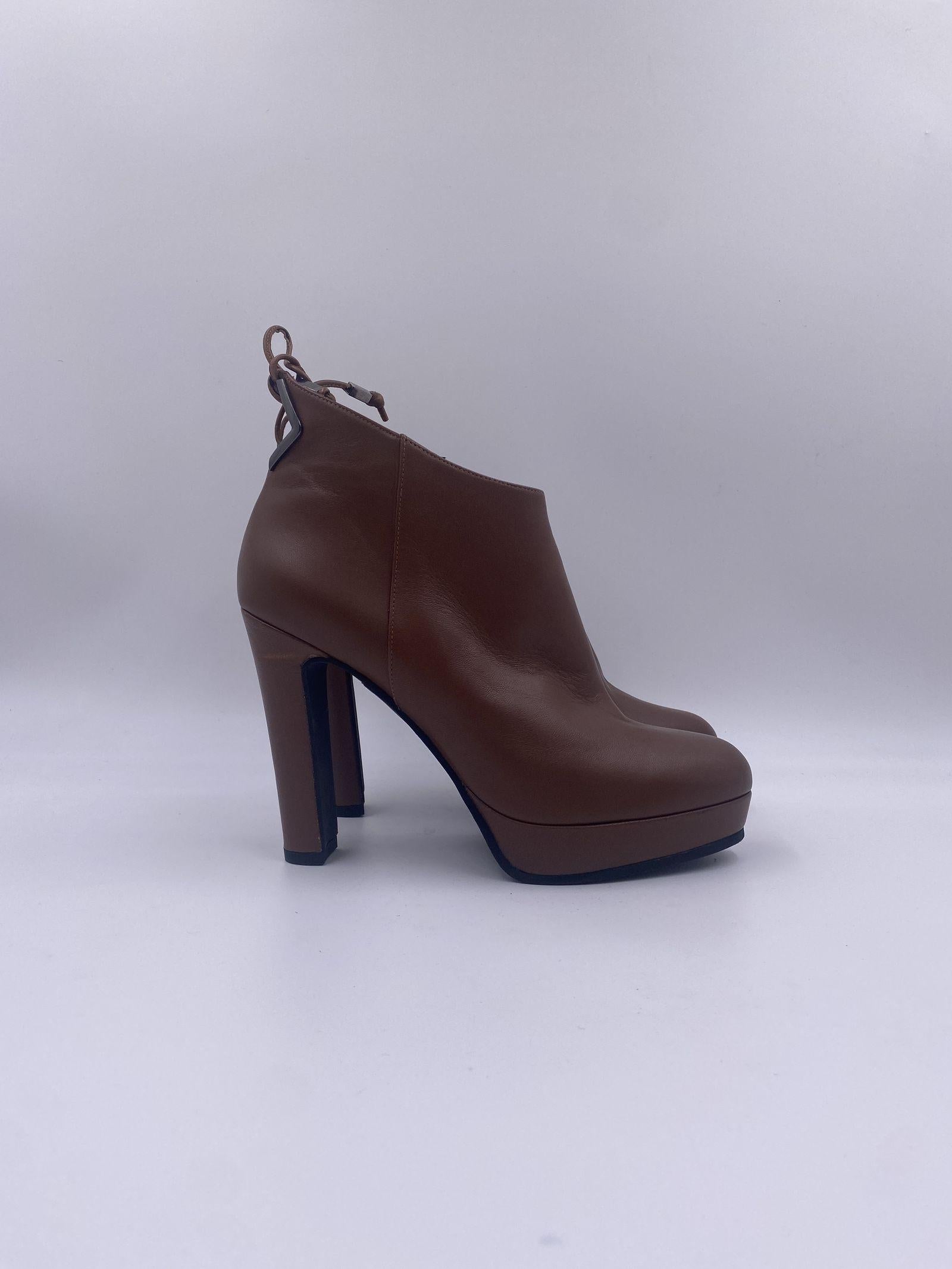Tronchetto con plateau - Ofelia H1284NAPPA CUOIO OFELIA 