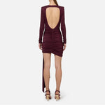 Abito drappeggiato con accessorio gioiello AB71947E2 CG3 ELISABETTA FRANCHI 