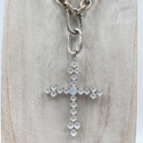 Ciondolo Croce Bizantina - Alevà BIZANTINA ARGENTOBIANCO ALEVA' 