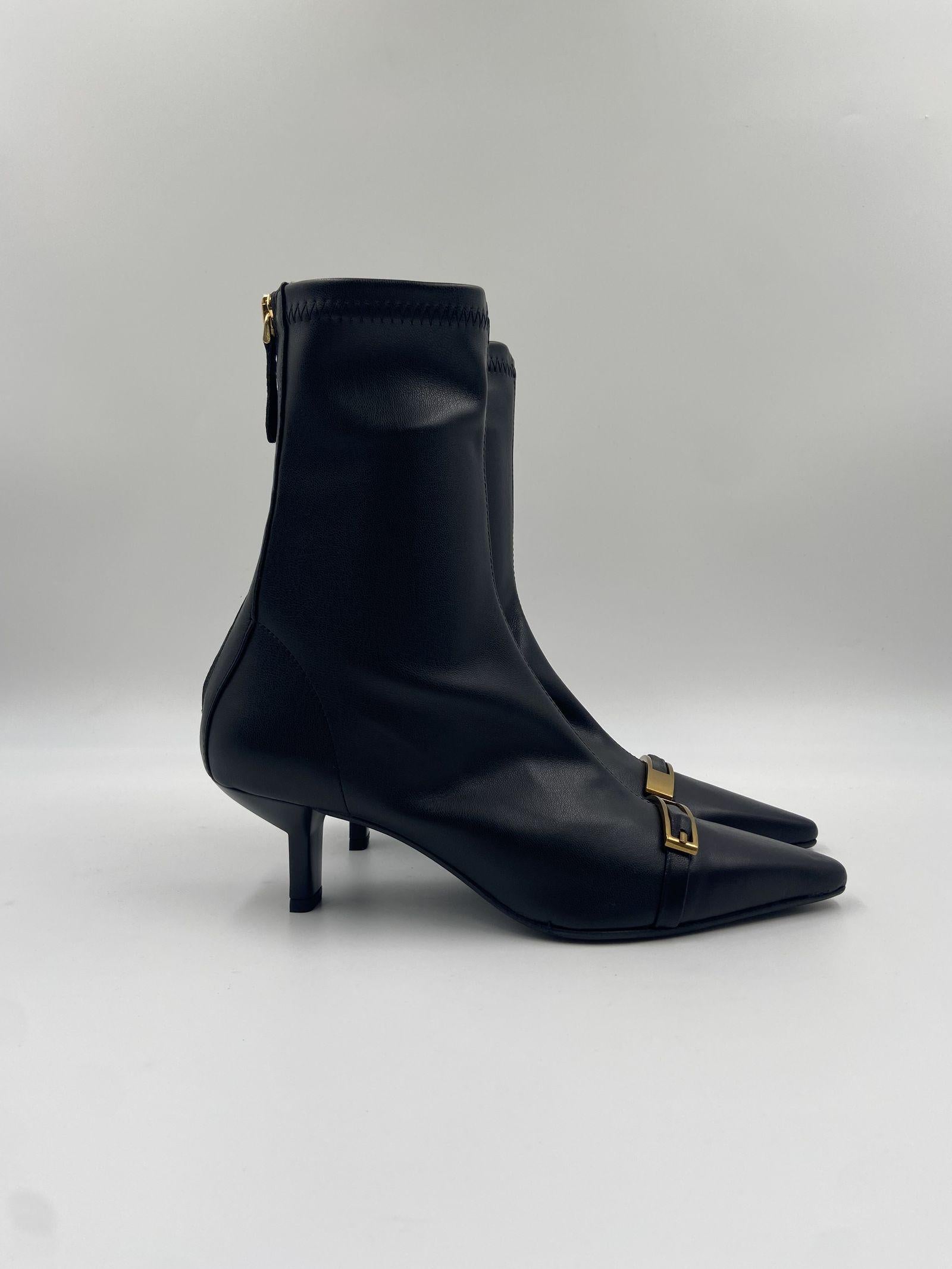 Tronchetto tacco basso 2795 NERO OFELIA 