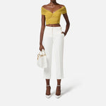 Top scollo off-shoulders - Elisabetta Franchi TO03452E2 DK5 ELISABETTA FRANCHI 