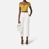 Top scollo off-shoulders - Elisabetta Franchi TO03452E2 DK5 ELISABETTA FRANCHI 