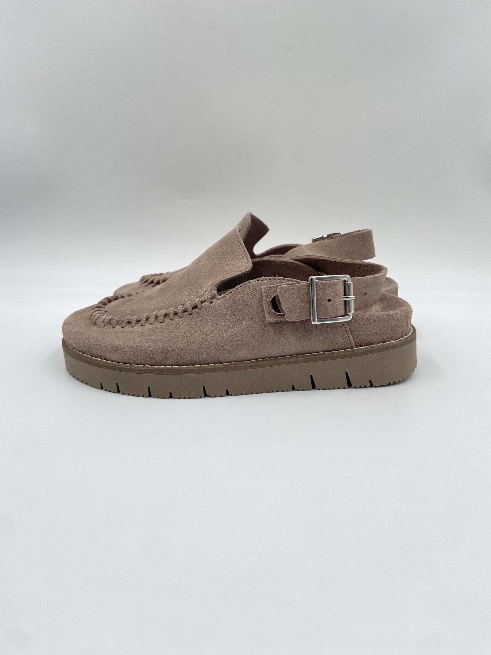 Sandalo Cassie Suede - Patrizia Bonfanti CASSIESUEDE TORTORA PATRIZIA BONFANTI 