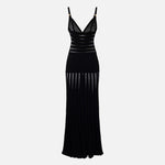 Abito Red Carpet con trasparenze - Elisabetta Franchi AM40Q51E2 110 ELISABETTA FRANCHI 