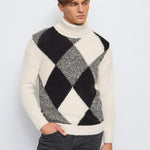 Maglia dolcevita a rombi 421GU53028 426077-01 GAUDI' 