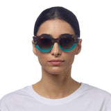 Occhiale da sole Claudia OK013HB AZZURROMARRONE OKKIA 
