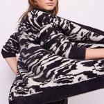 Cardigan jacquard animalier - Gaudi 421BD53028 425032-01 GAUDI' 