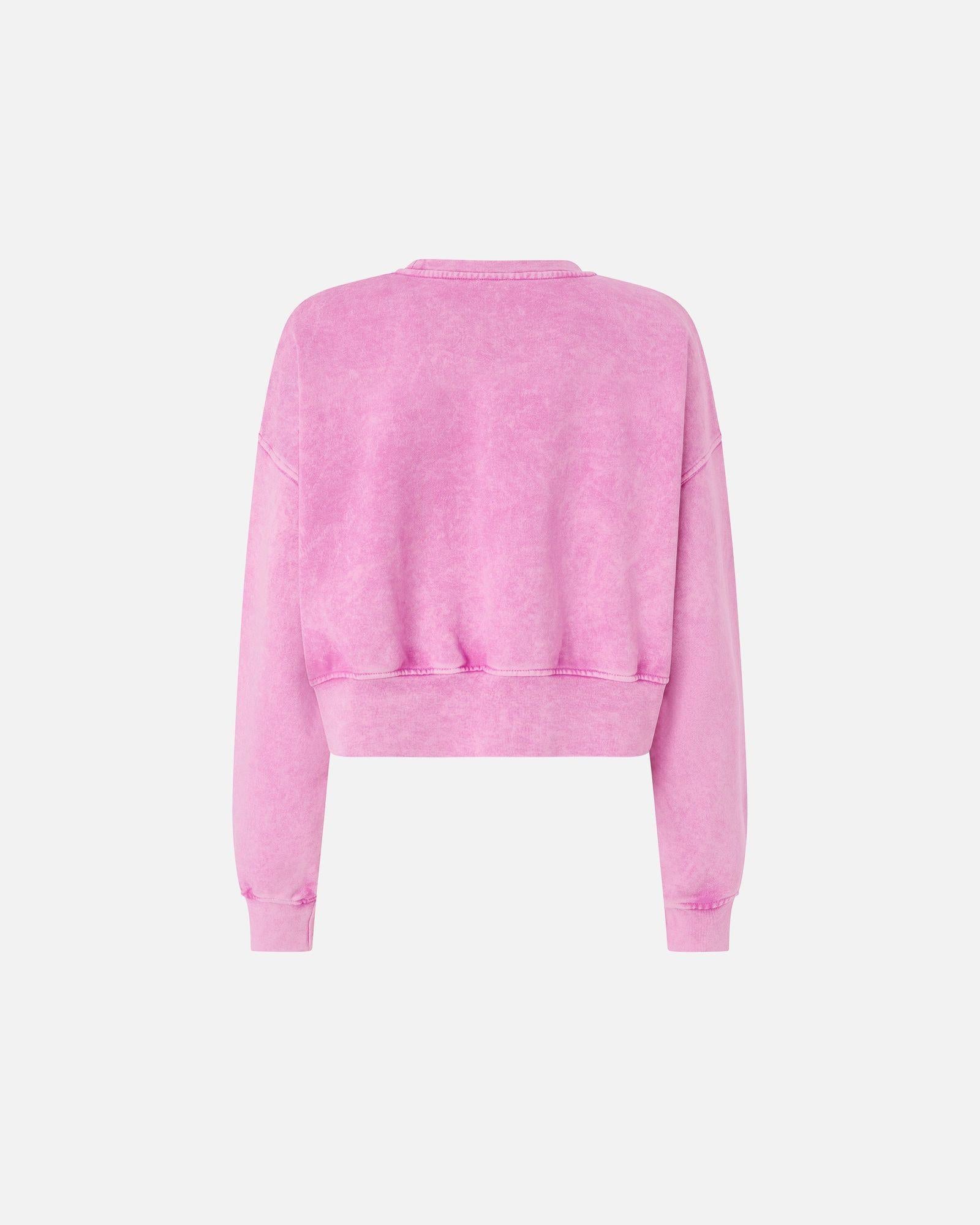 Felpa cropped girocollo 106341A33M Q48 PINKO 