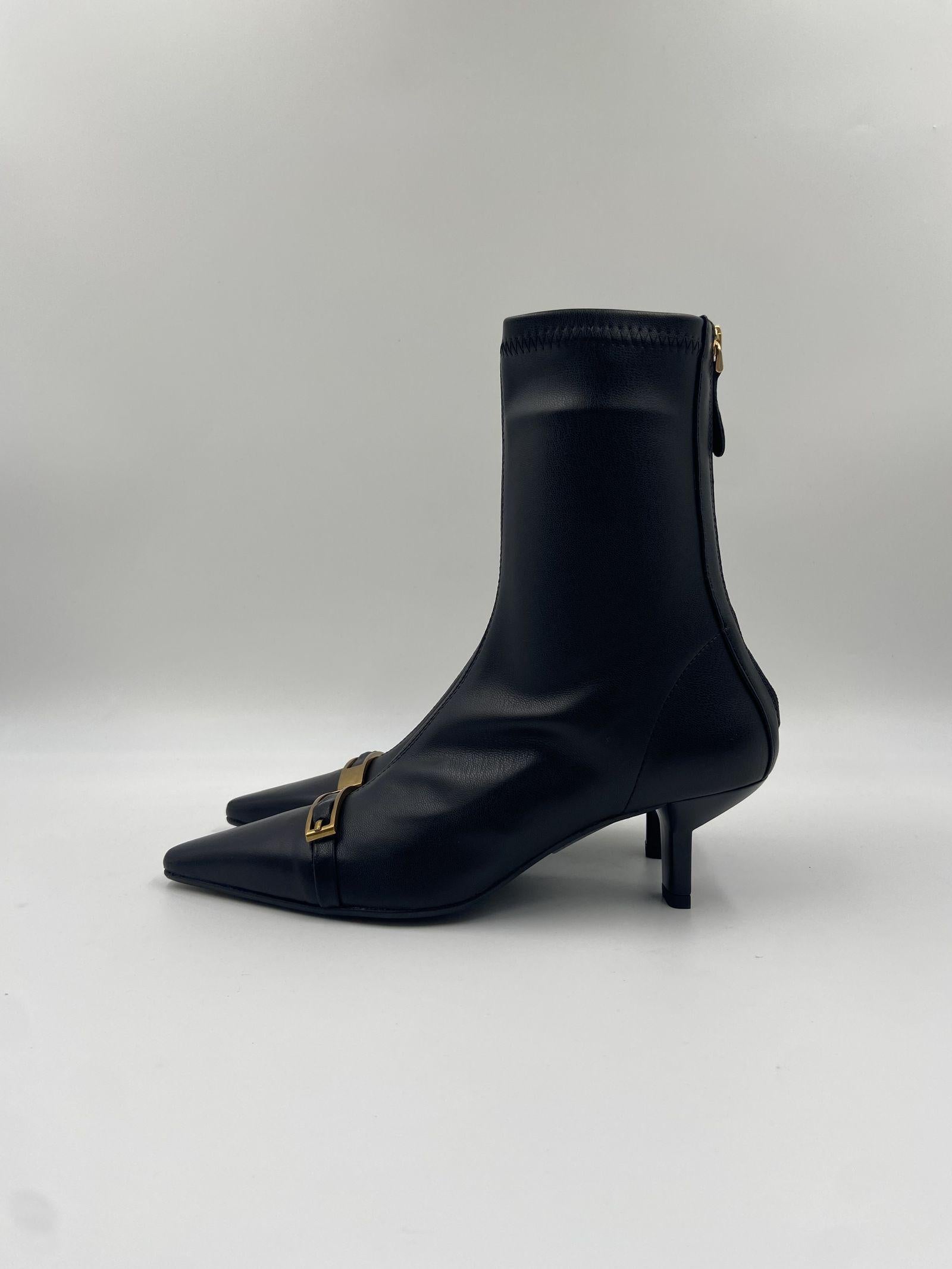 Tronchetto tacco basso 2795 NERO OFELIA 